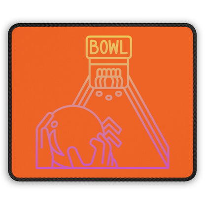 Gaming Mouse Pad: Bowling Orange