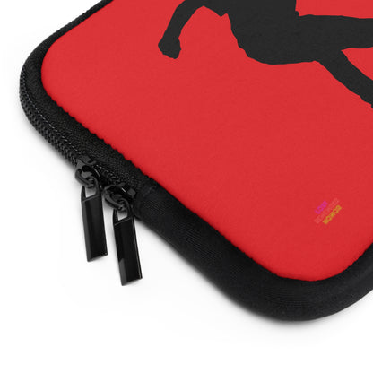 Laptop Sleeve: Skateboarding Red