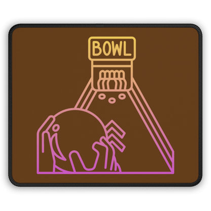 Gaming Mouse Pad: Bowling Brown