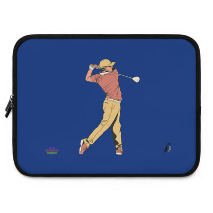 Laptop Sleeve: Golf Dark Blue