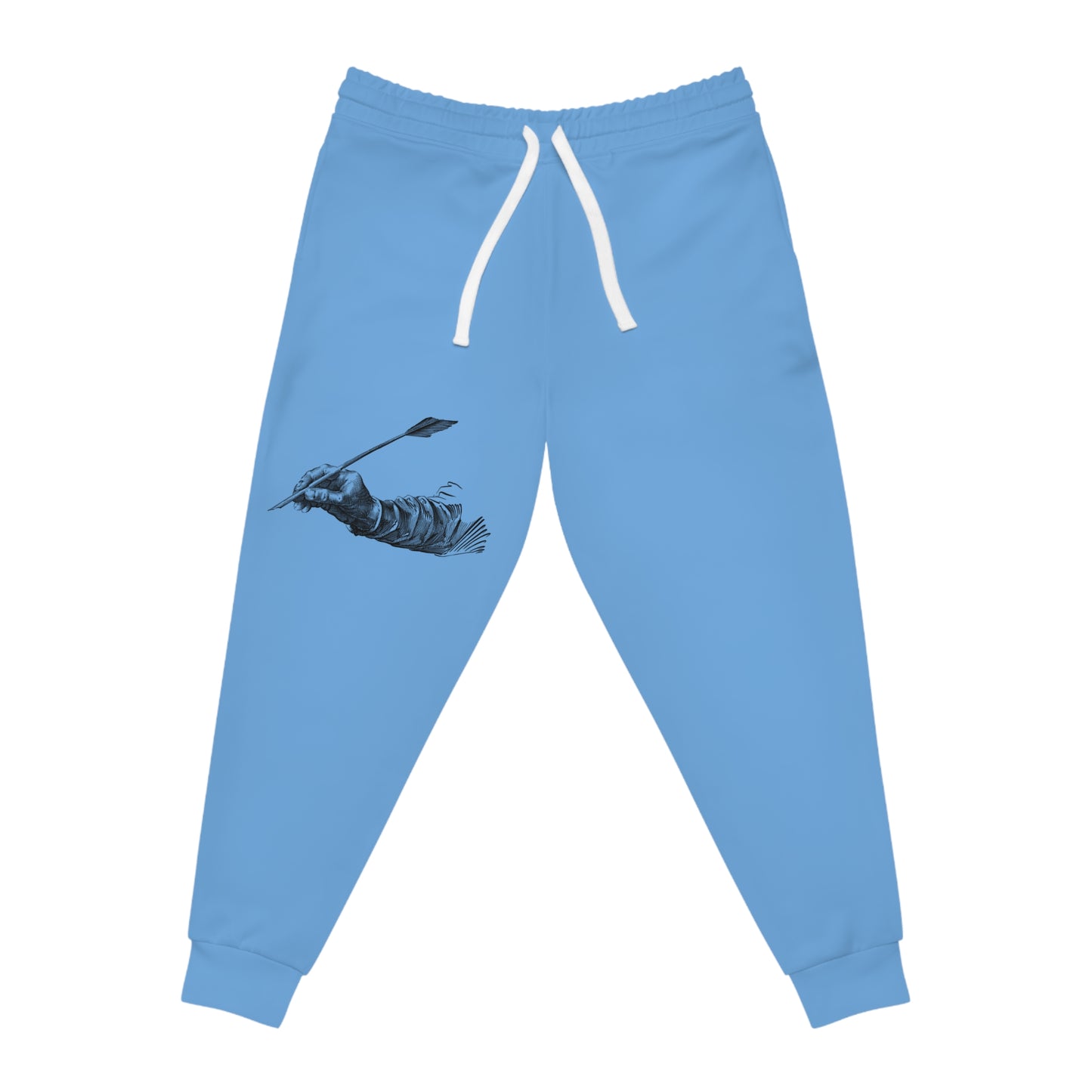 Athletic Joggers: Writing Lite Blue