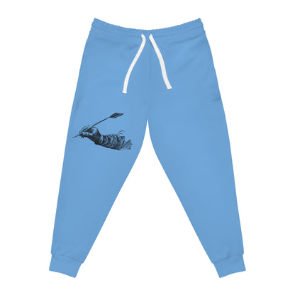 Athletic Joggers: Writing Lite Blue