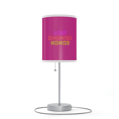 Lamp on a Stand, US|CA plug: Volleyball Pink