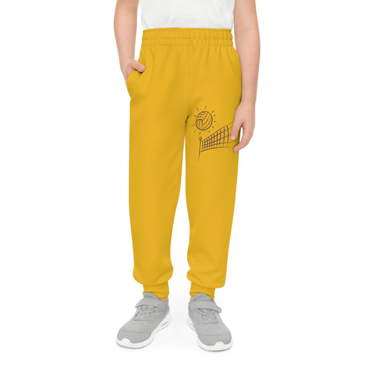 Youth Joggers: Volleyball Yellow