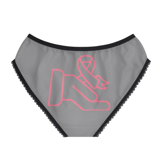 Women's Briefs: Fight Cancer Grey