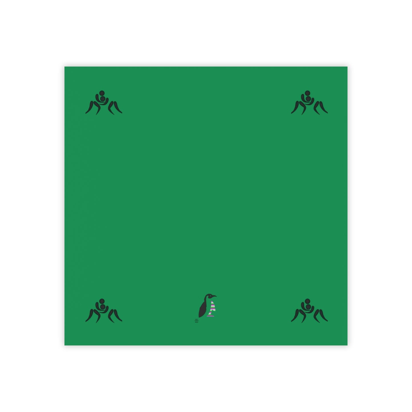 Post-it® Note Pads: Wrestling Dark Green