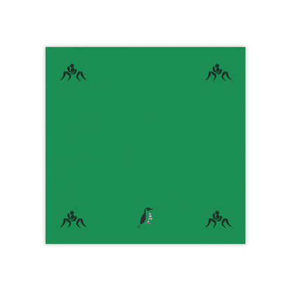 Post-it® Note Pads: Wrestling Dark Green