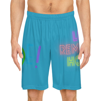 Basketball Shorts: LGBTQ Pride Turquoise