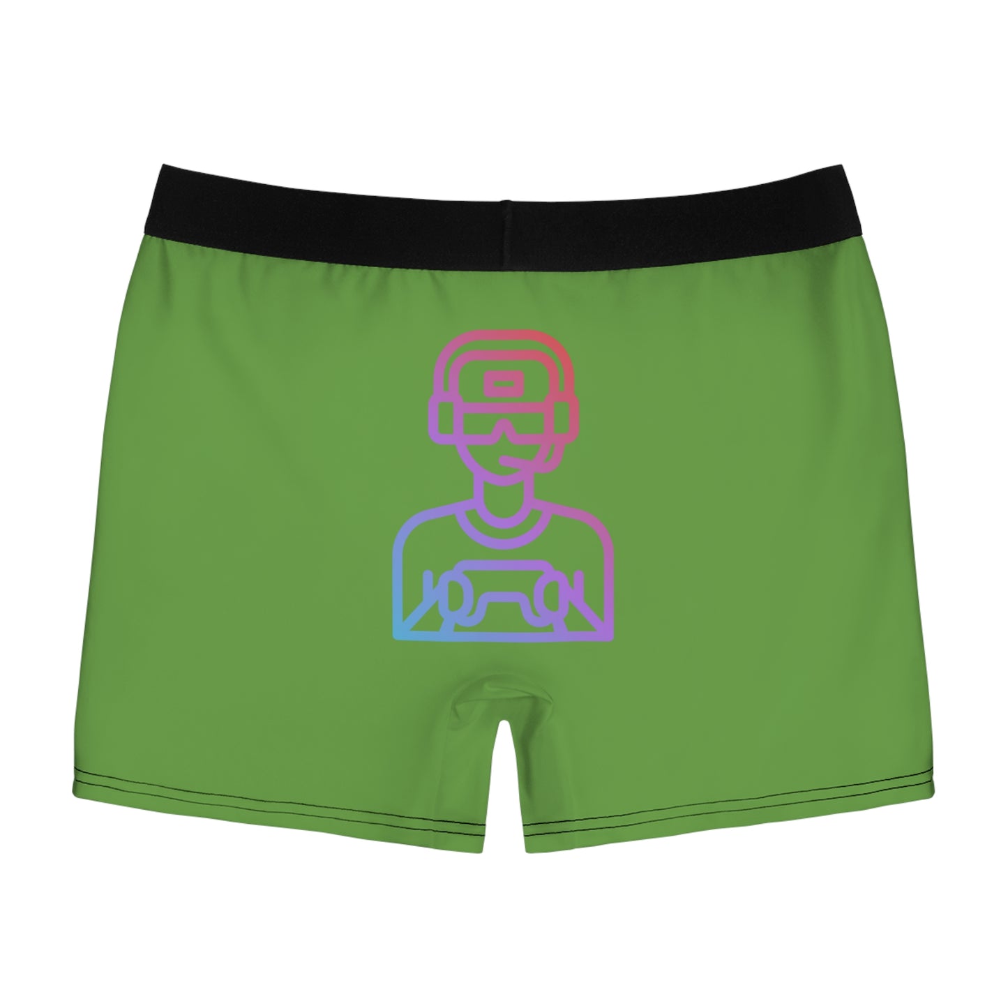 Men's Boxer Briefs: Gaming Green