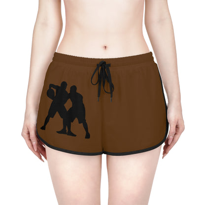 Women's Relaxed Shorts: Basketball Brown