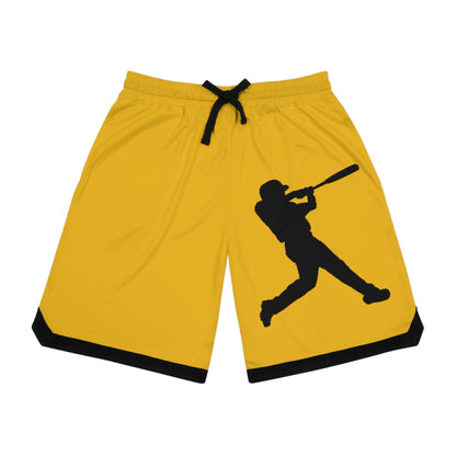 Basketball Rib Shorts: Baseball Yellow