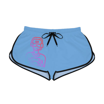 Women's Relaxed Shorts: Gaming Lite Blue