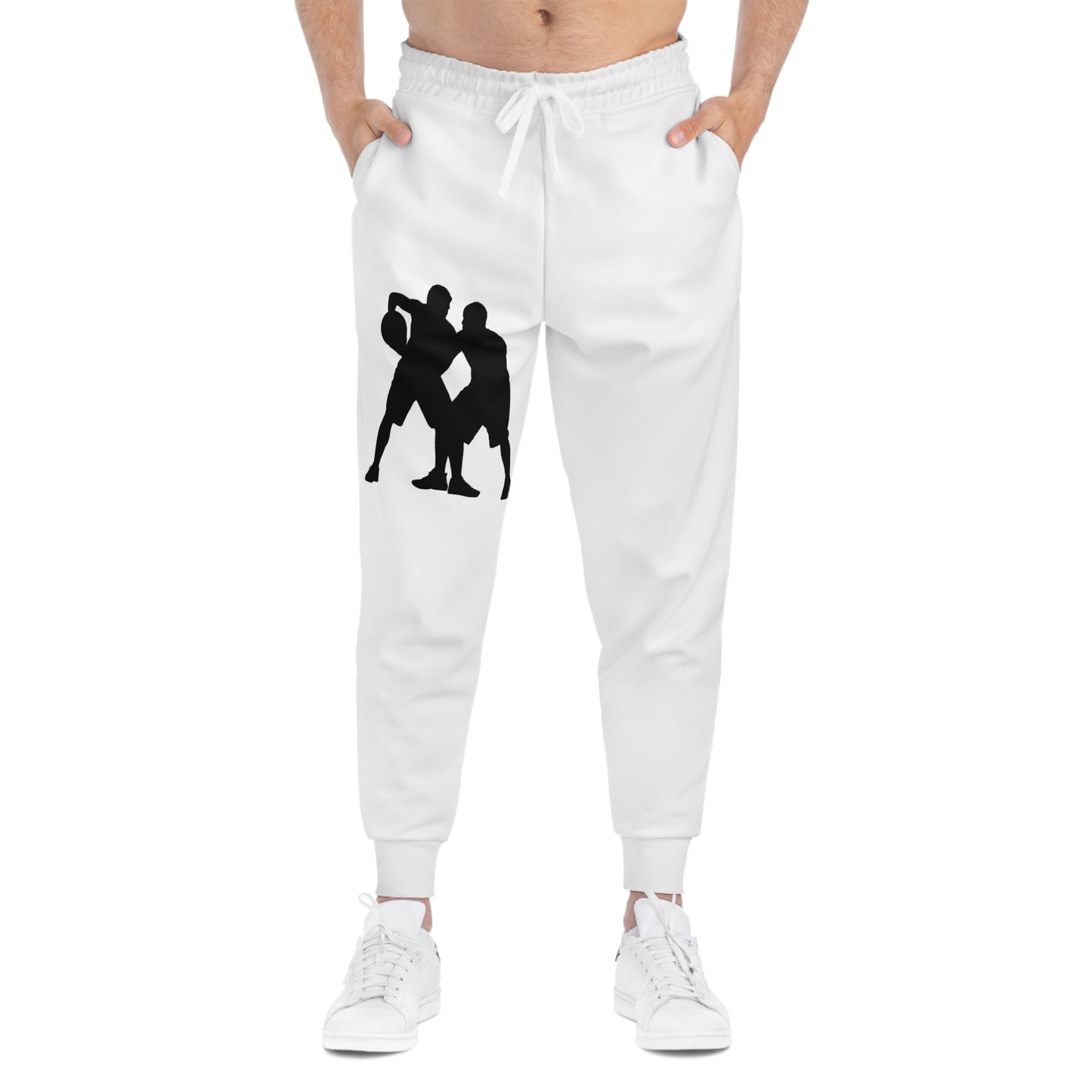 Athletic Joggers: Basketball White