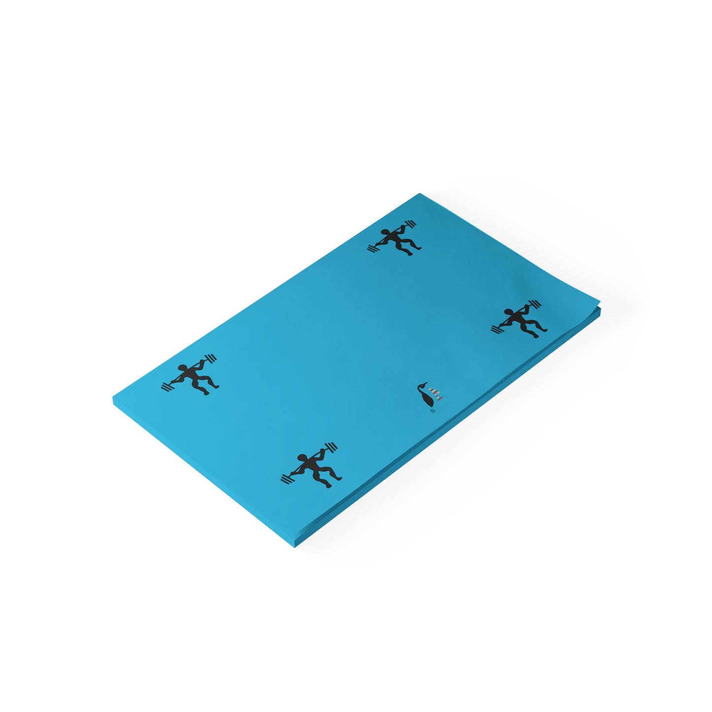 Post-it® Note Pads: Weightlifting Turquoise