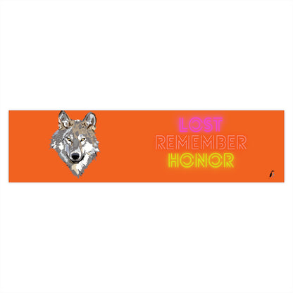 Bumper Stickers: Wolves Orange