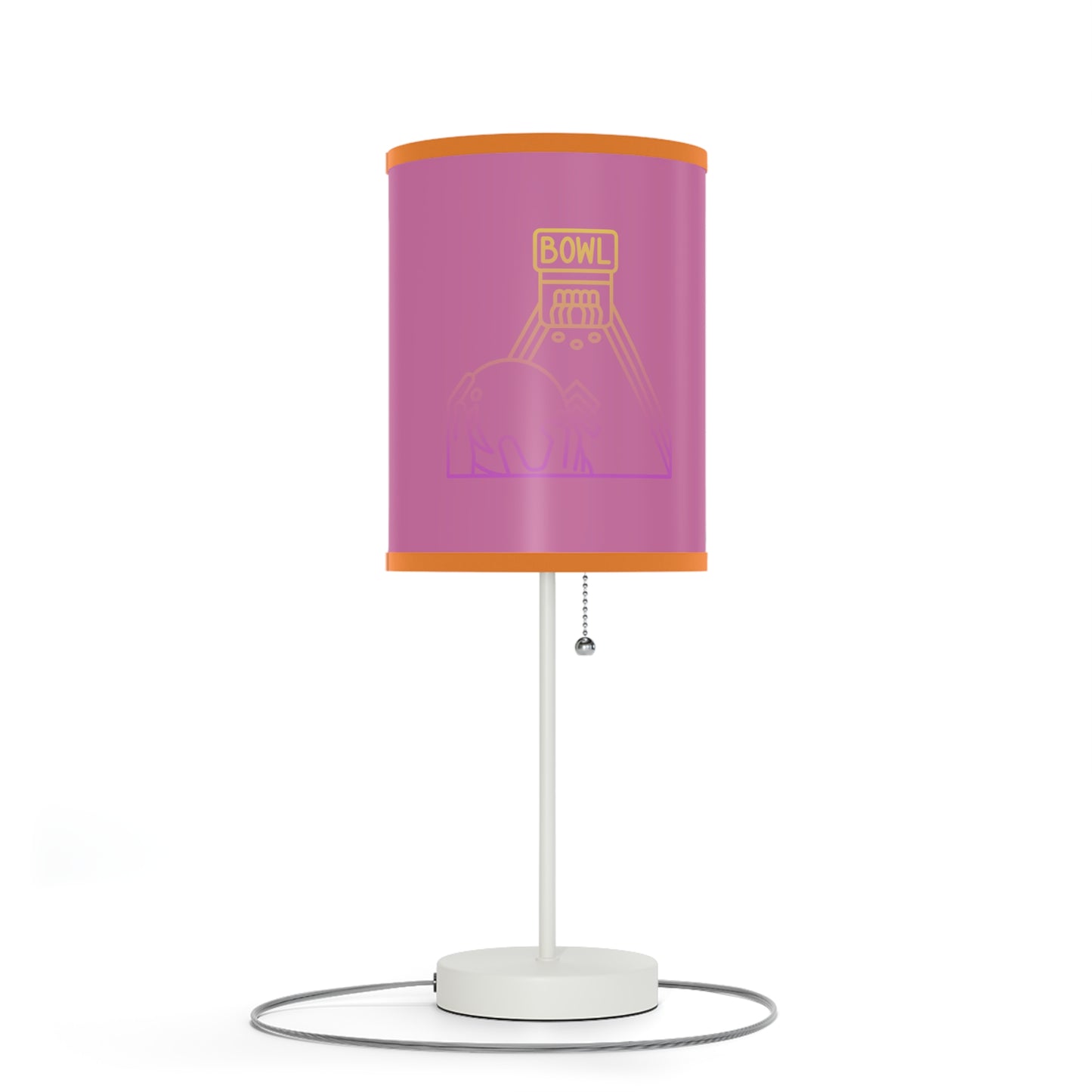 Lamp on a Stand, US|CA plug: Bowling Lite Pink