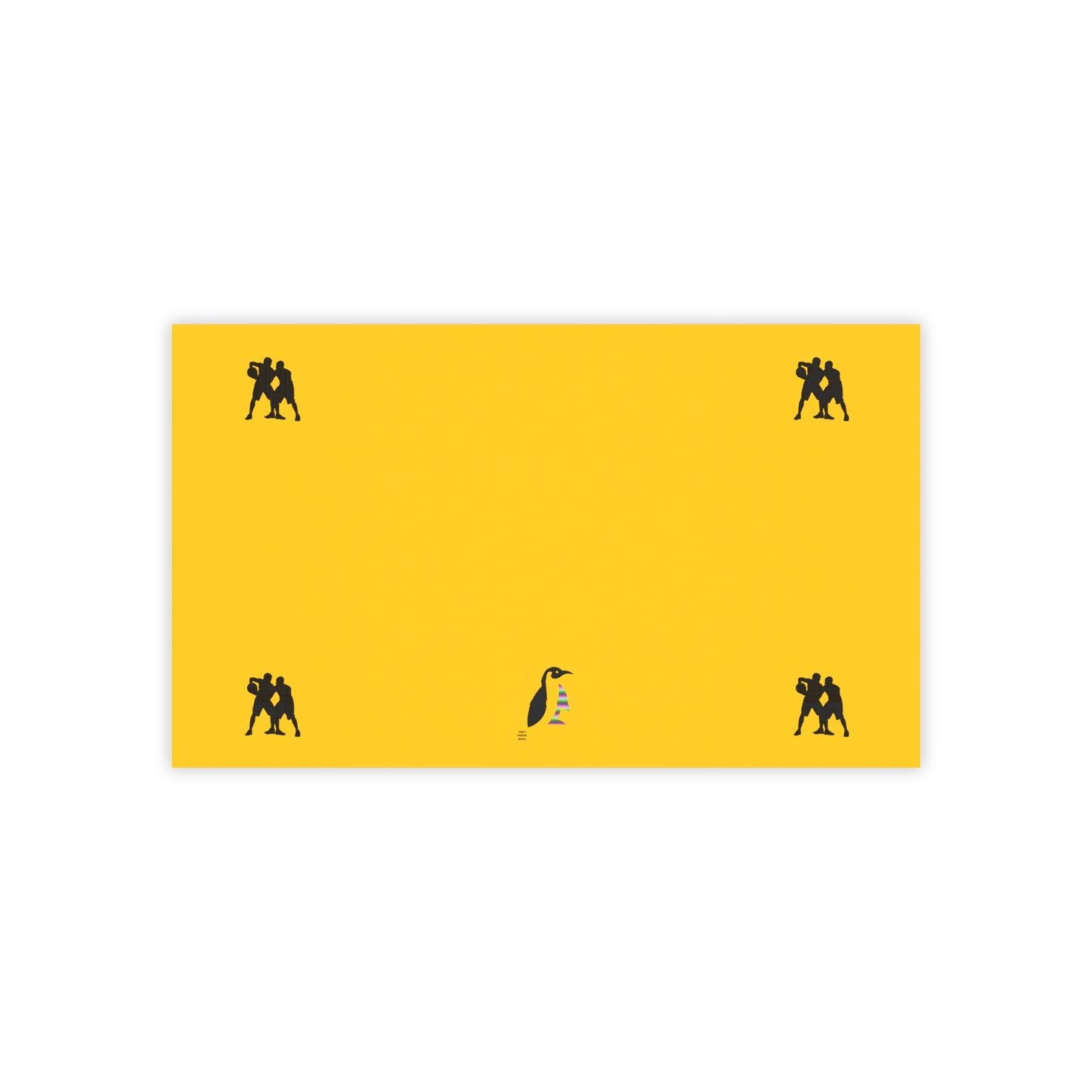 Post-it® Note Pads: Basketball Yellow