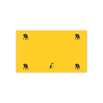 Post-it® Note Pads: Basketball Yellow