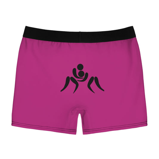 Men's Boxer Briefs: Wrestling Pink