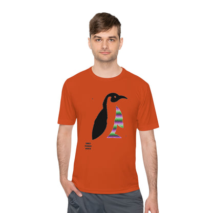 Moisture Wicking Tee: Crazy Penguin World Logo #1