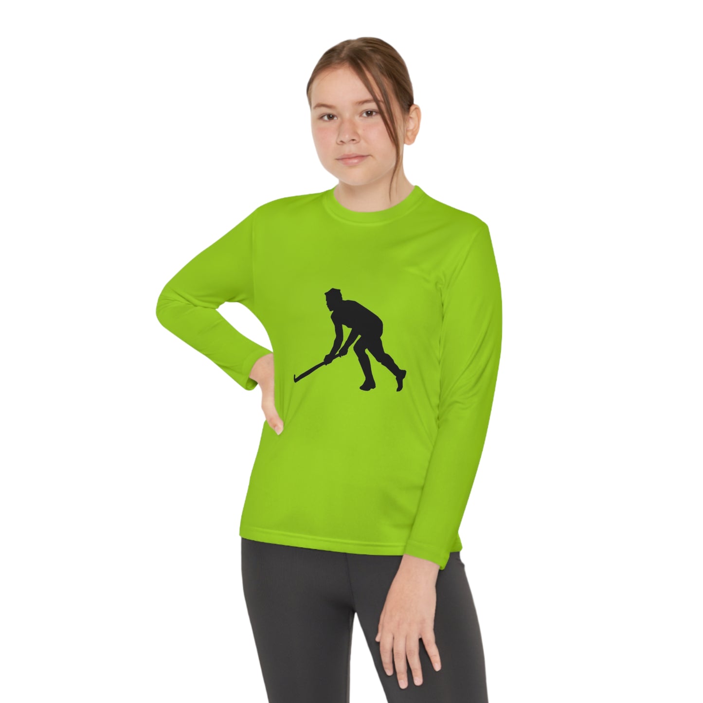 Youth Long Sleeve Competitor Tee: Hockey 