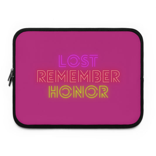 Laptop Sleeve: Lost Remember Honor Pink