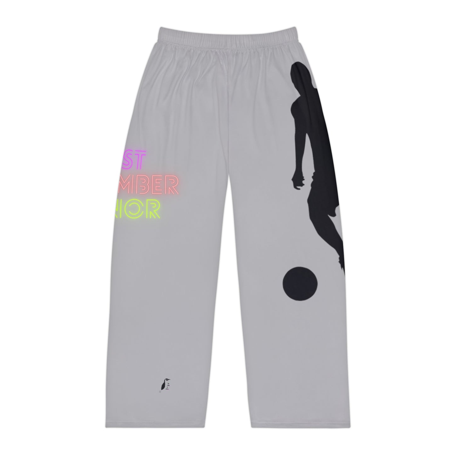 Men's Pajama Pants: Soccer Lite Grey