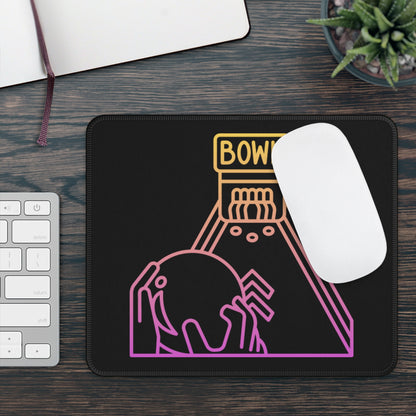 Gaming Mouse Pad: Bowling Black