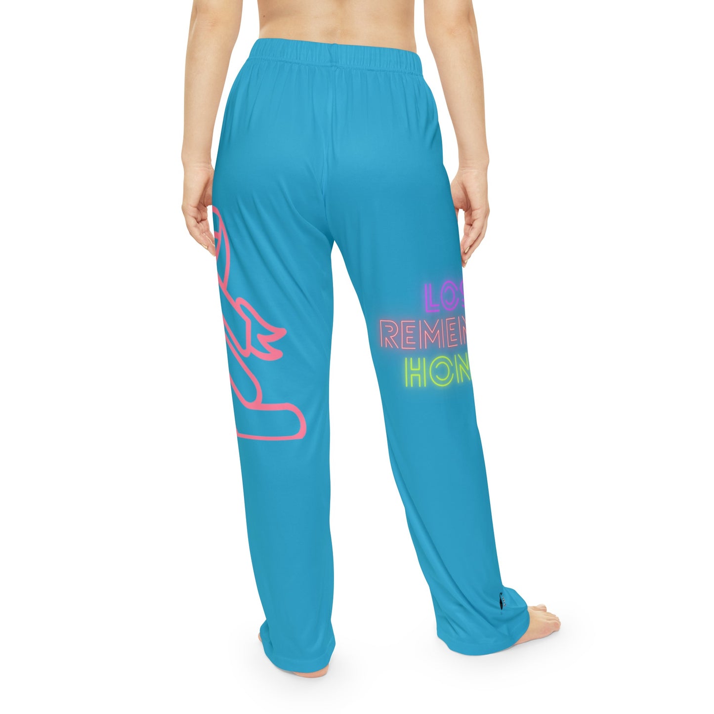 Women's Pajama Pants: Fight Cancer Turquoise