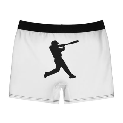 Men's Boxer Briefs: Baseball White