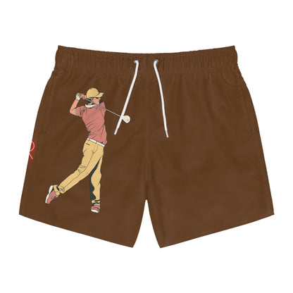 Swim Trunks: Golf Brown