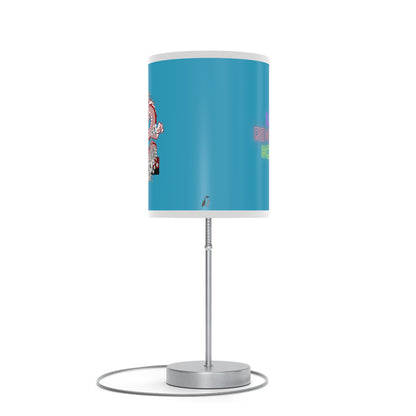 Lamp on a Stand, US|CA plug: Dragons Turquoise