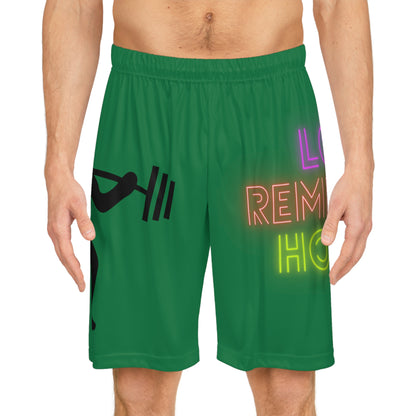 Basketball Shorts: Weightlifting Dark Green