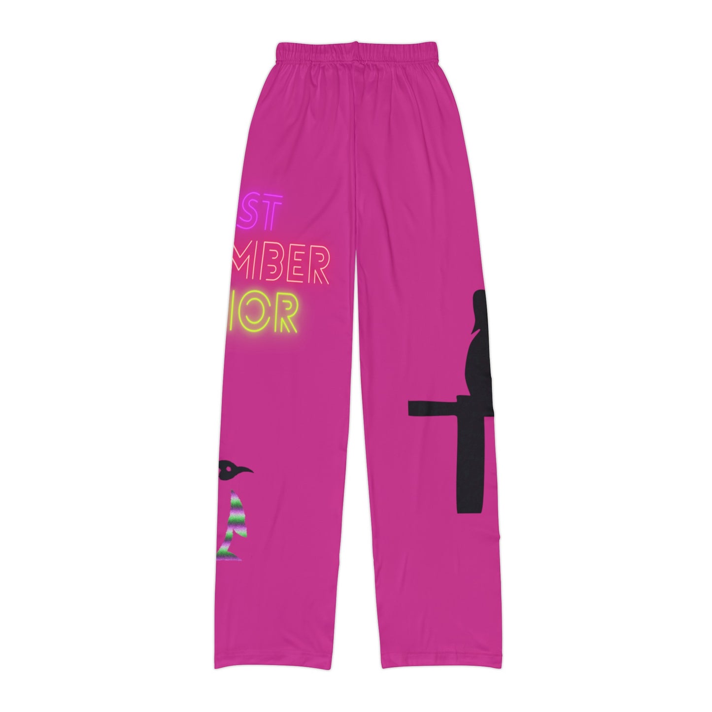 Kids Pajama Pants: Fishing Pink