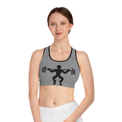 Sports Bra: Weightlifting Grey