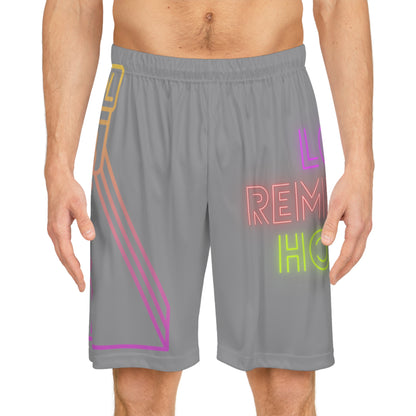 Basketball Shorts: Bowling Grey