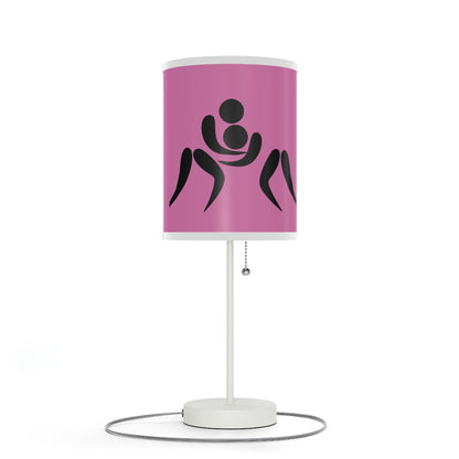 Lamp on a Stand, US|CA plug: Wrestling Lite Pink