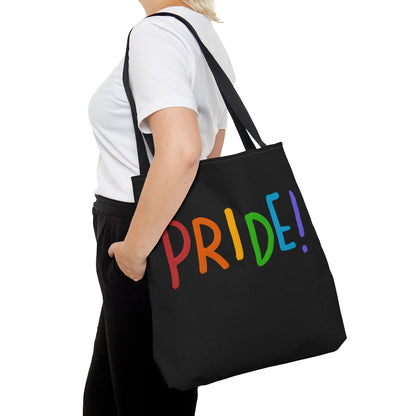 Tote Bag: LGBTQ Pride Black