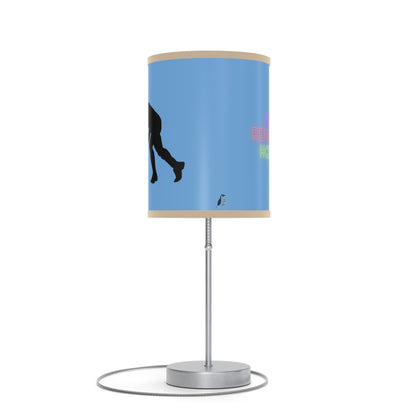 Lamp on a Stand, US|CA plug: Hockey Lite Blue 