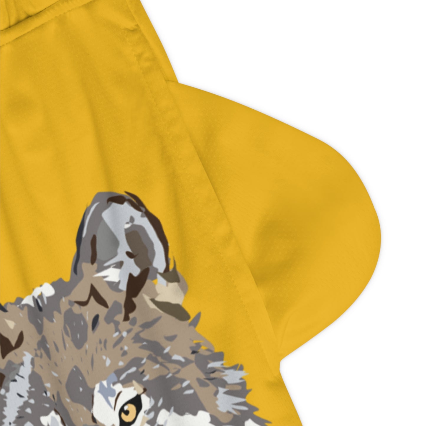 Basketball Rib Shorts: Wolves Yellow