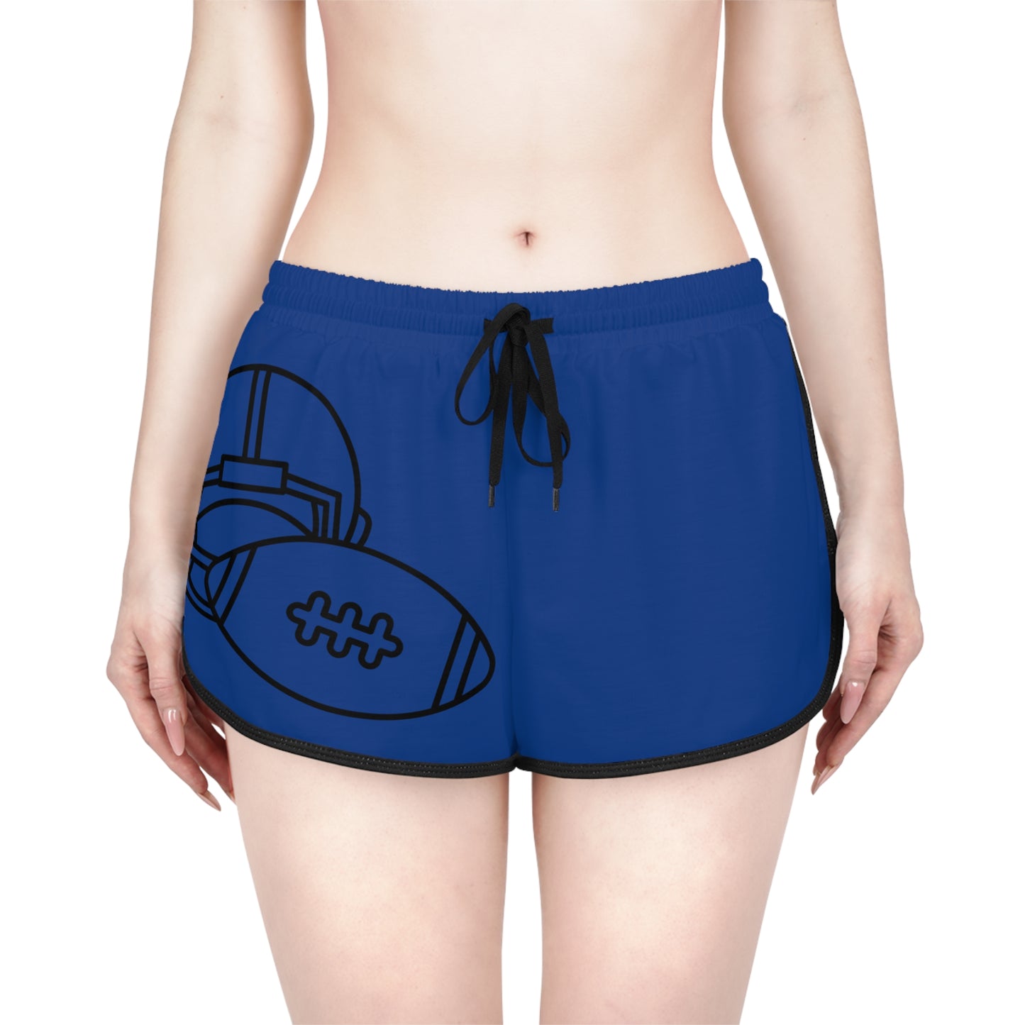 Women's Relaxed Shorts: Football Dark Blue