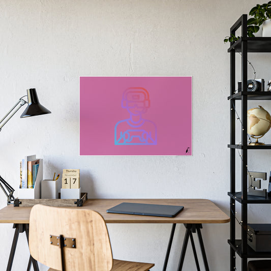 Gloss Posters: Gaming Lite Pink