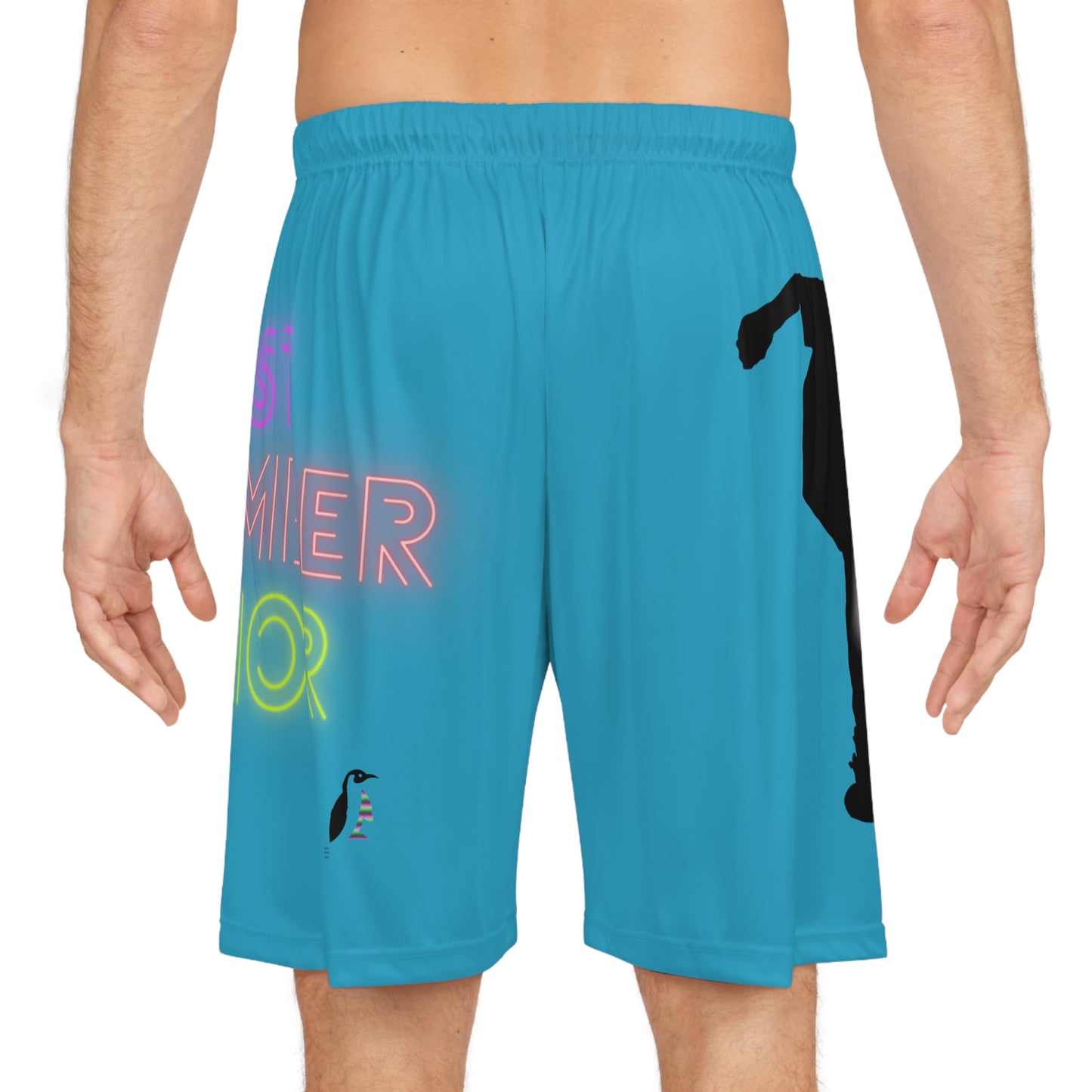 Basketball Shorts: Skateboarding Turquoise