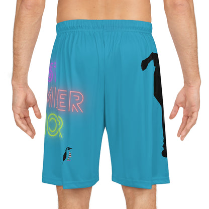 Basketball Shorts: Skateboarding Turquoise