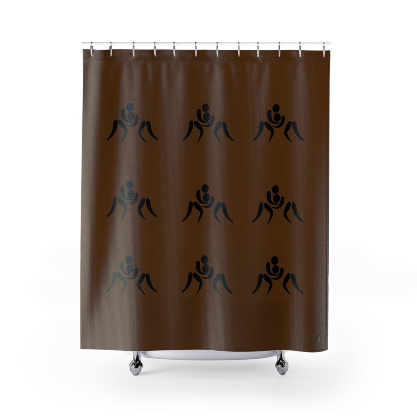 Shower Curtains: #2 Wrestling Brown