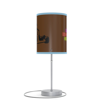 Lamp on a Stand, US|CA plug: Racing Brown