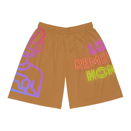 Basketball Shorts: Gaming Lite Brown