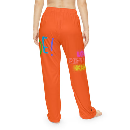 Women's Pajama Pants: LGBTQ Pride Orange