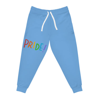 Athletic Joggers: LGBTQ Pride Lite Blue