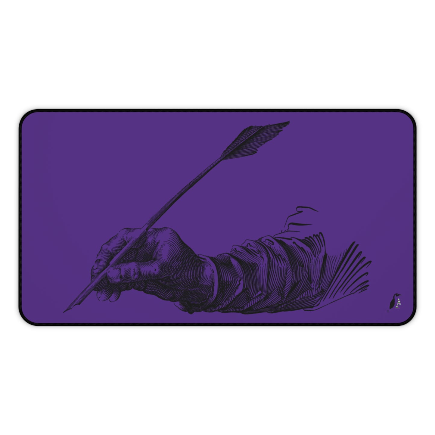 Desk Mat: Writing Purple